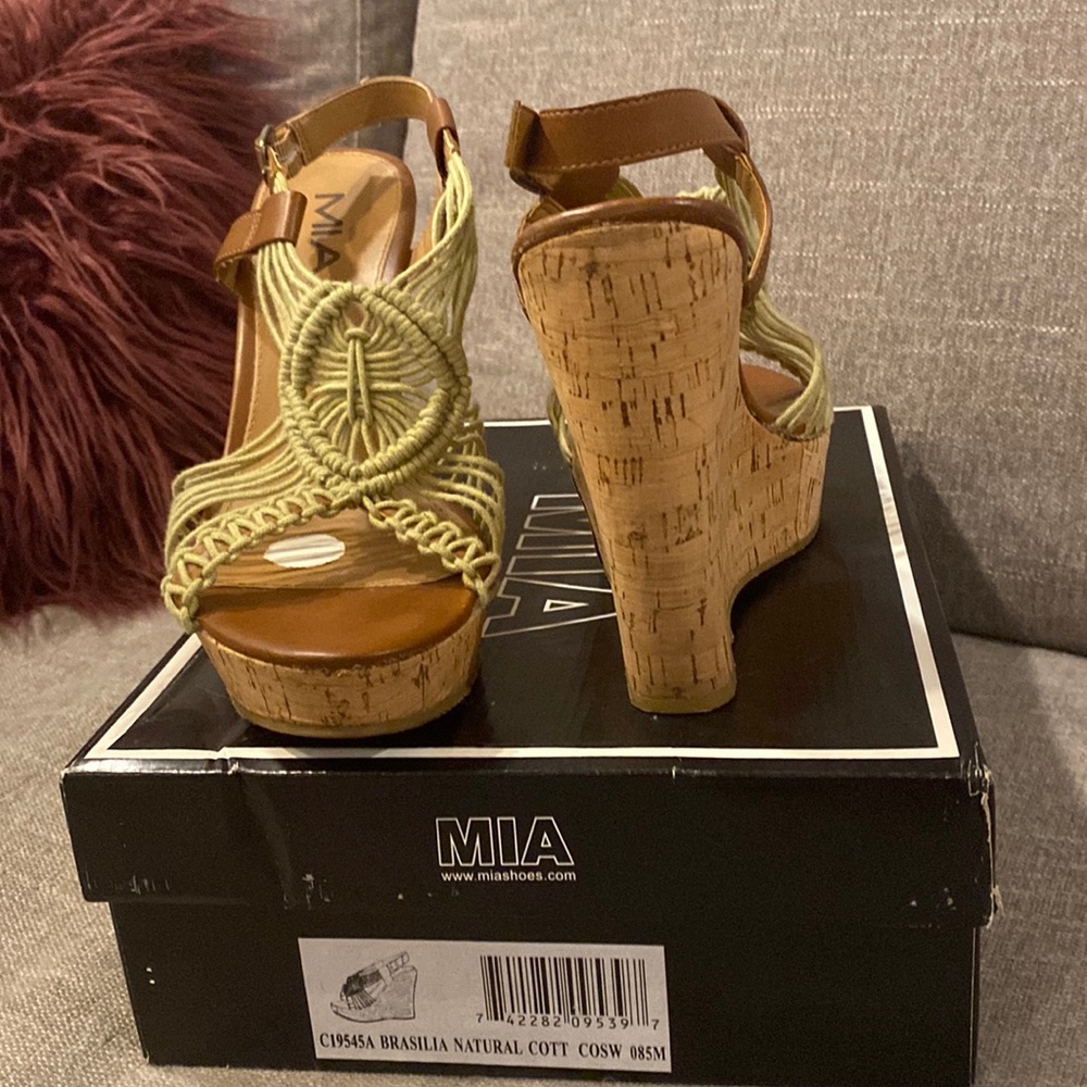 Wedges worn once